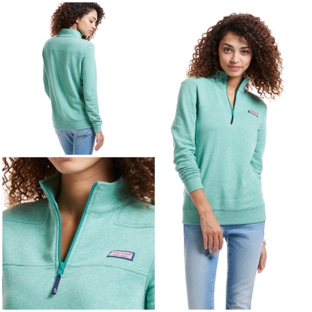 Vineyard Vines mint green Shep shirt sweatshirt S